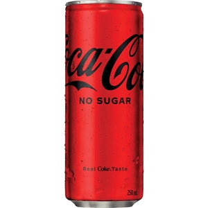 250ml Coca Cola No Sugar - Moorabbin