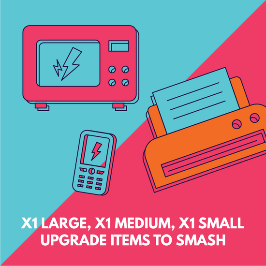 Combo upgrade package - The Smash Room, Melbourne